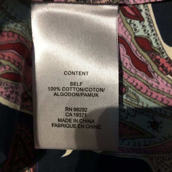 Cotton paisley top by Tibi, Small, NWT - Picture 4 of 5